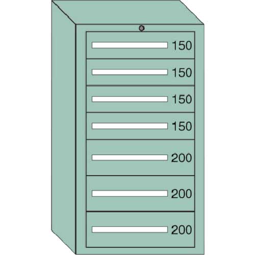 OS 中量キャビネット 間口693×奥行557×高さ1281mm 6-1218の通販｜現場市場