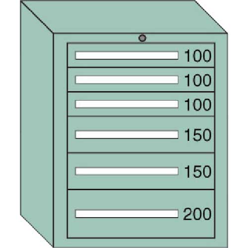 OS 中量キャビネット 間口693×奥行557×高さ881mm 6-806の通販｜現場市場