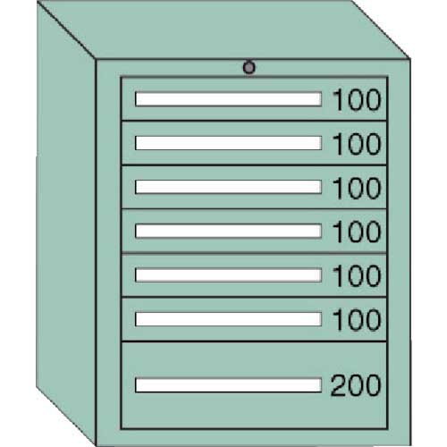 ＯＳ 中量キャビネット 間口６９３×奥行５５７×高さ８８１ｍｍ 6-809