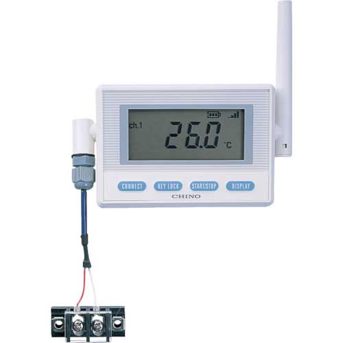 CHINO 監視機能付き無線ロガー 送信器 温度センサ熱電対モデル T熱電対 MD8003-T00
