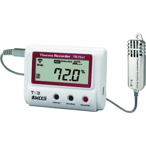 おんどとり クラウド対応USB接続データロガー 温度湿度タイプ TR-72NW