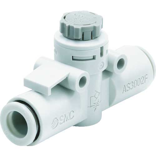 SMC ワンタッチ管継手付スピコン/インラインタイプ AS1002F-06A
