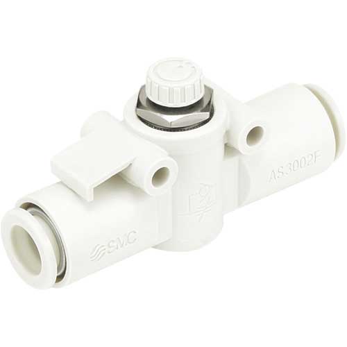 SMC ワンタッチ管継手スピードコントローラ(インラインタイプ) AS3002F-06