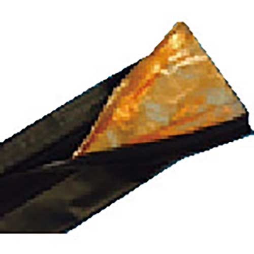 TRUSCO 銅箔シールドチューブ レールタイプ 50Φ 長さ25m CPFR50-25の