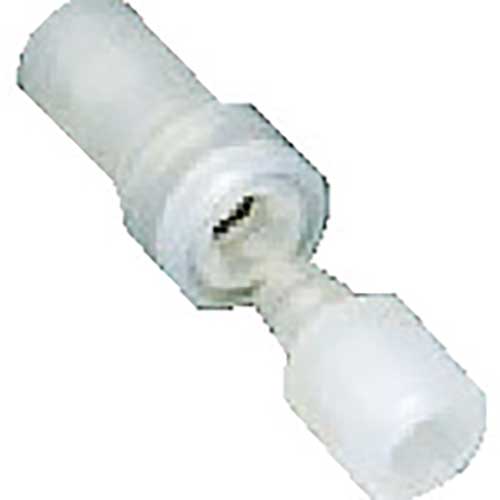 フロンケミカル フッ素樹脂(PTFE)クイックコネクター プラグ QCH-WV-4P(Rc1/2) NR1016-003