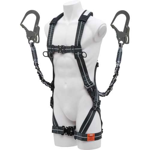 【廃番】KH フルハーネス X型+2丁掛けランヤード セット XPNSLSPWS2