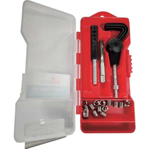 リコイル インサートねじ用リコイルキット(パイロットタップ付) 適用ボルトねじ:M6×1.00 下穴径:6.30mm 35063