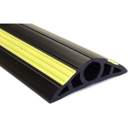 大研 ケーブルプロテクタ2 20x10M ブラック(黄色ライン入り) CP2-20X10MBK