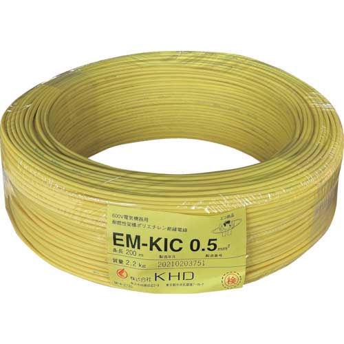 KHD EM-KIC1.25 黄 200m EMKIC1.25SQ-03-200M