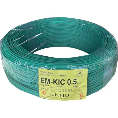 KHD EM-KIC1.25 緑 200m EMKIC1.25SQ-10-200Mの通販｜現場市場