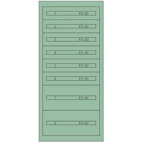 送料別途)(直送品)ヴィドマー ファインキャビネットFC-300E-IV(塗装色