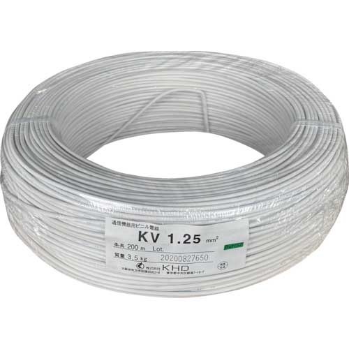 KHD KV1.25 白 200m KV1.25SQ-04-200Mの通販｜現場市場