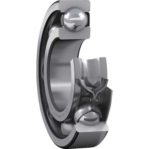 SKF 単列深溝玉軸受 軸受片側鋼板シールド C3すきま(すきま大) 内径95mmX外径200mmX幅45mm 6319-Z/C3