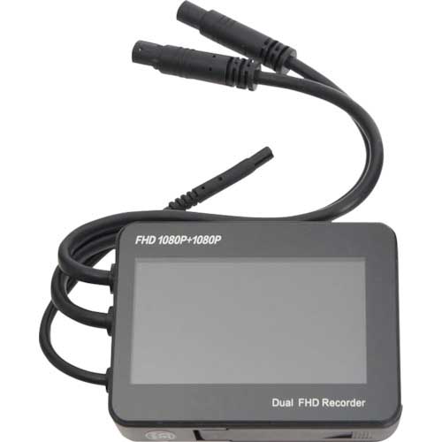 サンコー 48V対応フォークリフト建機用前後ドライブレコーダー DVRFCONS48