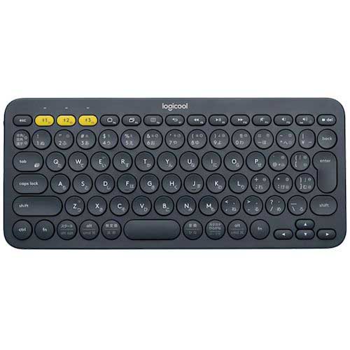【廃番】ロジクール K380 マルチデバイス Bluetooth キーボード ブラック K380BK