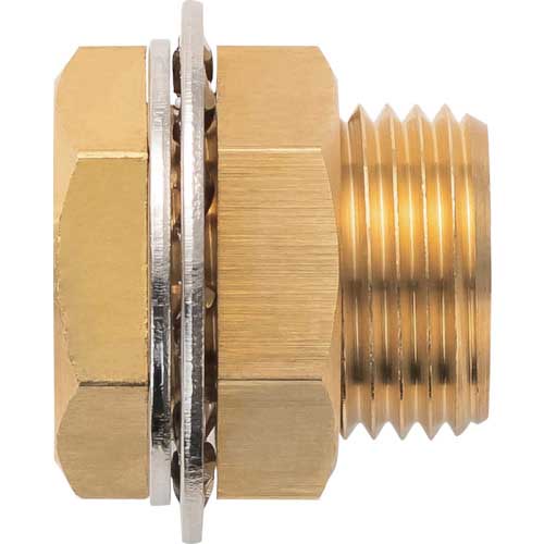 潤工社 黄銅製継手(ミリ系列) パネルユニオン Rc1/2 PF-1/2-1/2-BS