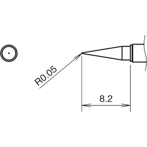 白光 こて先IS型 400℃ T38-02ISの通販｜現場市場