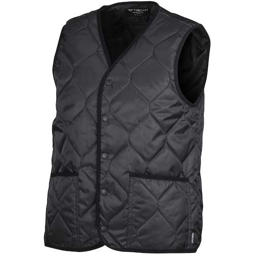 【廃番】カジメイク カーボンナノチューブヒーターベスト ダークグレー M 8282-75-M