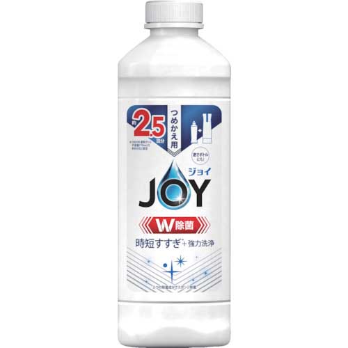 【廃番】P&G ジョイ W除菌 食器用洗剤 さわやか微香 詰め替え 325ml 402322