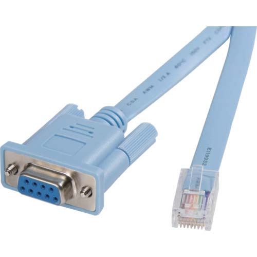 StarTech Ciscoルータ用コンソールケーブル/RJ45 - D-Sub9ピン (F-M)/1.8m DB9CONCABL6