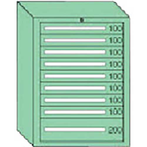 OS デラックス重量キャビネット 間口811mm 奥行557mm 高さ1081mm DX1013