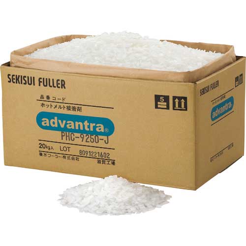 【廃番】積水 アドバントラシリーズ オレフィン系包装用ホットメルト接着剤 20kg PHC-9250-J