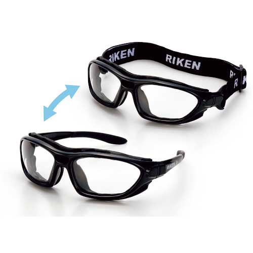 リケン 二眼型保護メガネ RV-710 VF-P