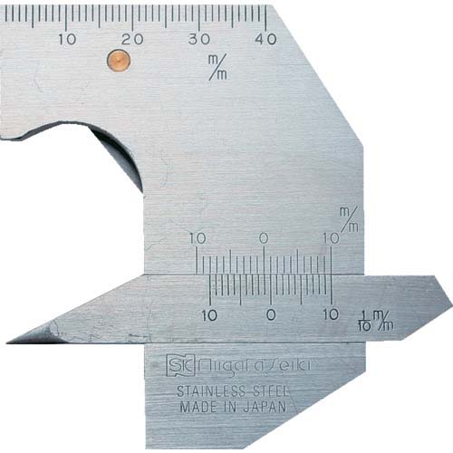 SK 溶接ゲージ(脚長/余盛/すみ肉のど厚/開先角度/ルート間隔/アンダーカット) WG-2