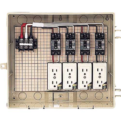 未来工業 屋外電力用仮設ボックス C134CTBT