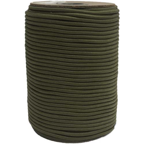 ユタカメイク ゴム タイトゴムロープボビン巻 4.5φ×100m ODグリーン RT-50