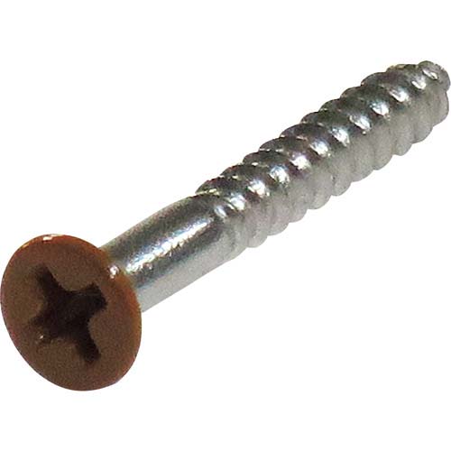 DAIDOHANT ネジカラー ステンレス 木ねじ 皿頭 2.7x20薄茶(16本) 10179111