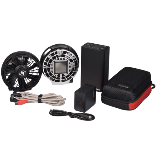 【2025年最新モデル】Cross-fan クロスファン ペルチェ付空調ファン Ex40 スターターキット SKT-CS40