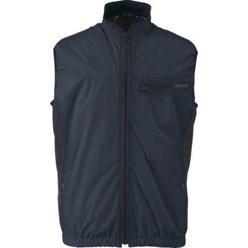 【2025年度完売】サンコー 圧倒的に冷える「冷蔵服4」 ネイビーフリーサイズ バッテリーセット TKCV25SNVSP