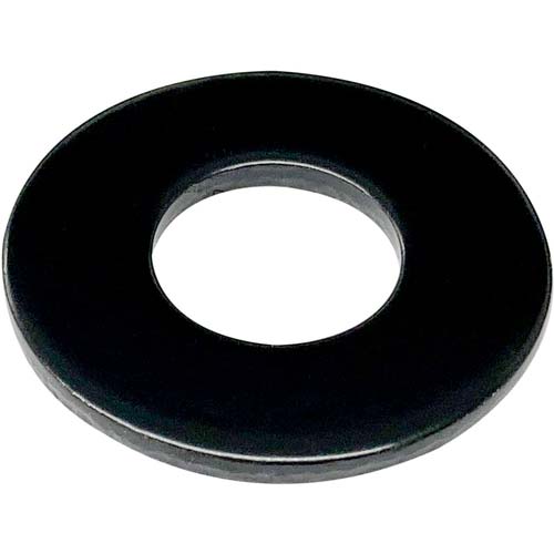 DAIDOHANT ダイドーハント カラー平ワッシャー (内径)M6×(外径:D)12.5×(厚み:t)1.6mm 黒(ブラック)〈4枚入〉 10103306