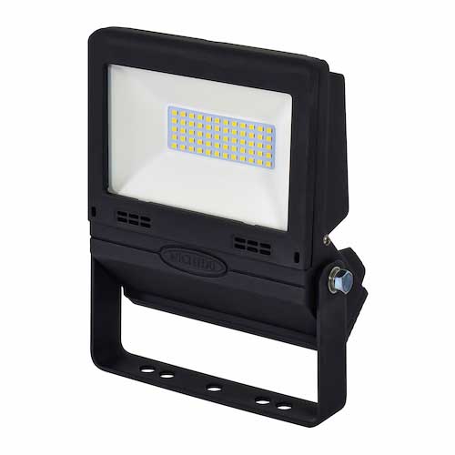 日動 LED投光器 常設用フラットライト20W 黒 LJS-FH20D-50Kの通販